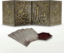 zloty-ekran-dungeon-master-doja-hobbies-skladany-4-panele-z-tacka