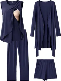 4-czesciowa-pizama-ciazowa-z-topem-do-karmienia-i-kimono-kolor-niebieski