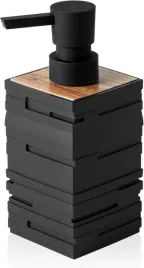 dozownik-do-mydla-drewniany-teak-500-ml-czarny-do-kuchni-i-lazienki