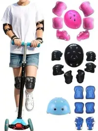 shein-czarny-zestaw-kask-ochraniacze-b1r-s07