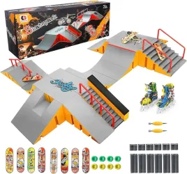 fingerboard-deskorolka-park-zestaw-14w1-dla-dzieci-zolty