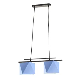lampa-wiszaca-sufitowa-niebieska-zyrandol-regulowana-led-e27-abazur-modna