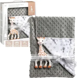 kocyk-dzieciecy-sophie-la-girafe-szary-91x73-cm-dla-niemowlat