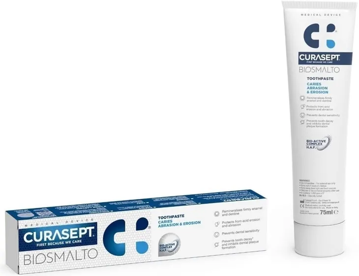 PASTA DO ZĘBÓW CURASEPT BIOSMALTO PROTECTION CARIES AND EROSION 75ml