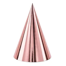czapeczki-urodzinowe-rose-gold-rozowe-zloto-6szt
