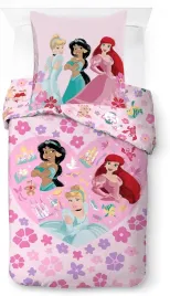 komplet-poscieli-bawelnianej-disney-princess-140x200-rozowy-2-szt