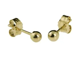 kolczyki-kulki-3mm-zloto-gold-filled-sztyfty-zlote-delikatne-ladne-proste
