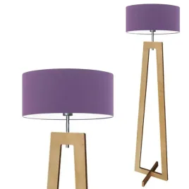 lampa-stojaca-podlogowa-fioletowa-drewniana-led-e27-z-abazurem-nowoczesna