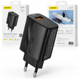 ladowarka-adapter-sieciowa-foneng-zasilacz-usb-a-18w-fast-charging-czarna