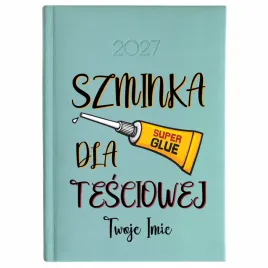 kalendarz-tygodniowy-a5-2027-terminarz-prezent-dla-tesciowej-imie-lazurowy