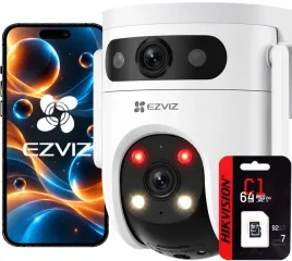 kamera-obrotowa-wifi-10mpx-dual-lens-h9c-5mp-5mp-ezviz-karta-sd-64gb