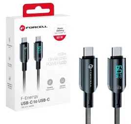 kabel-usb-c-do-usb-c-forcell-c274-qc4-0-pd-3a-60w-12m-wyswietlacz-czarny