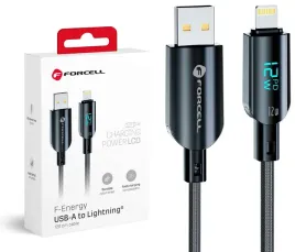 kabel-usb-a-do-lightning-forcell-c273-24a-12w-wyswietlacz-12m-czarny