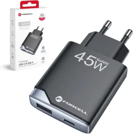 ladowarka-do-telefonu-forcell-ultra-slim-gan-usb-c-usb-a-pd-qc4-0-3a-45w