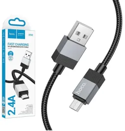 kabel-usb-a-do-micro-usb-hoco-x110-24a-1m-czarny