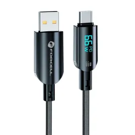 kabel-usb-a-do-usb-c-forcell-c272-qc4-0-pd-3a-66w-wyswietlacz-12m-czarny