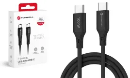 kabel-usb-c-do-usb-c-forcell-c347-qc4-0-pd-5a-100w-sylikonowy-1m-czarny