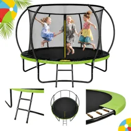 trampolina-ogrodowa-dla-dzieci-305-cm-drabinka-siatka-zabezpieczajaca-10ft