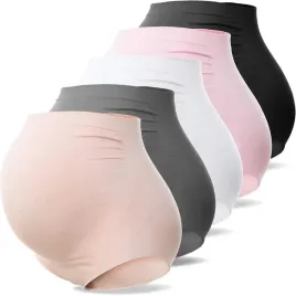 majtki-ciazowe-bezszwowe-wysokim-stanem-nad-brzuszkiem-zestaw-5-sztuk-xl