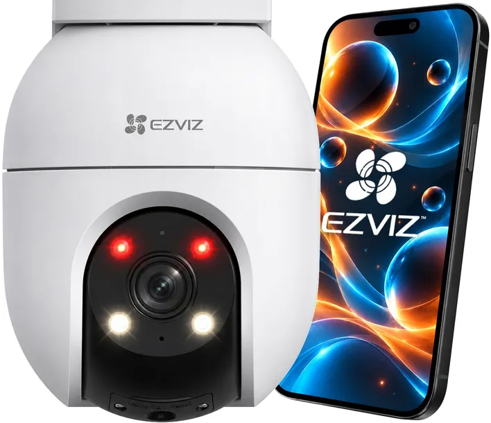 Kamera obrotowa WiFi EZVIZ FullHD C8c Dual Light Zewnętrzna z Audio