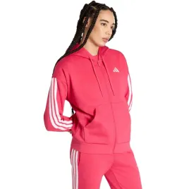 bluza-damska-adidas-essentials-3-stripes-full-zip-fleece-hoodie-rozowa-kf62