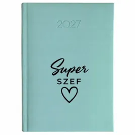 kalendarz-tygodniowy-a5-2027-terminarz-prezent-super-szef-idelany-lazurowy