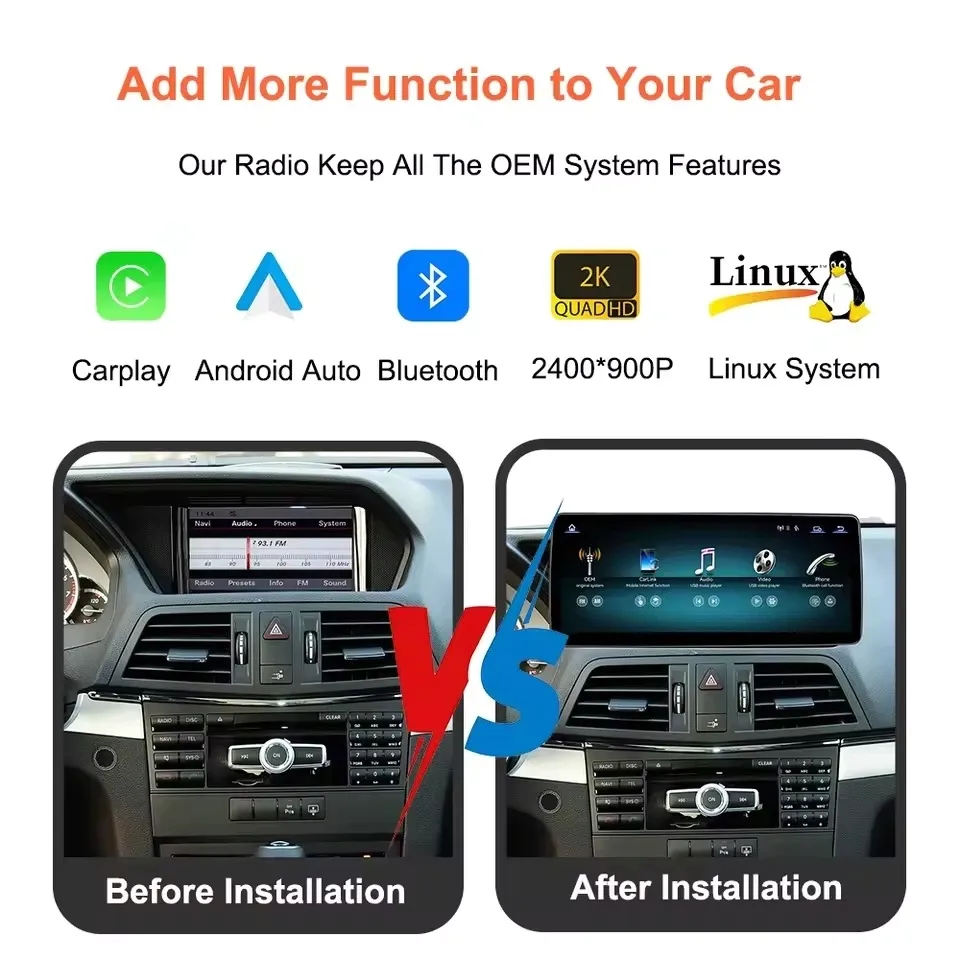 radio-linux-do-benz-e-class-w207-2013-2014-android-auto-carplay-bluetooth-stan-nowy