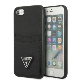 guess-guhci8psatpk-do-iphone-7-8-se-2020-se-2022-hardcase-black-saffiano