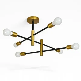 lampa-wiszaca-zyrandol-sufitowa-zlota-czarna-led-e27-nowoczesna-do-pokoju