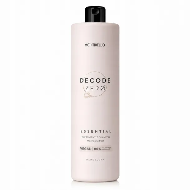MONTIBELLO SZAMPON Decode Zero Delikatnie Oczyszcza Włosy 1000ml