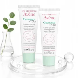 avene-cleanance-hydra-krem-lagodzacy-do-twarzy-na-dzien-i-noc-2x40ml-zestaw