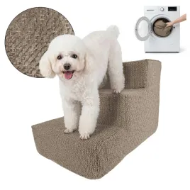 schodki-dla-psa-rampa-30cm-bezowe-schody-boucle-dla-zwierzat-3-stopnie