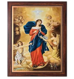 obraz-matka-boza-rozwiazujaca-wezly-rama-ze-zlotym-paskiem-30-cm-x-40-cm