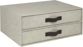 pudelko-z-szufladami-na-dokumenty-organizer-biurowy-2-szuflady-bezowe