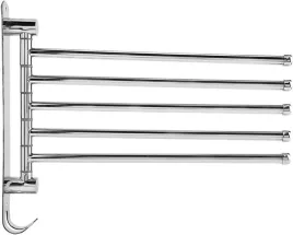 wieszak-lazienkowy-obrotowy-5-pretow-stal-nierdzewna-scienny-35-cm