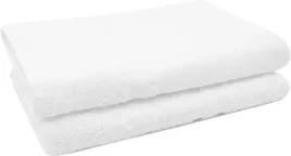 zestaw-2-recznikow-kapielowych-70x180-cm-bawelna-bialy-frotte