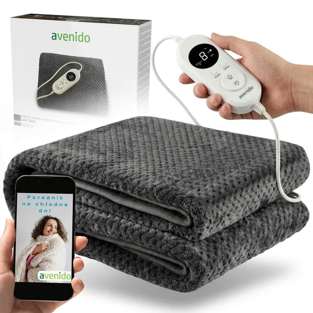 KOC ELEKTRYCZNY MATA GRZEWCZA 150x100 PILOT TIMER 8 POZIOMÓW GRZANIA POLAR