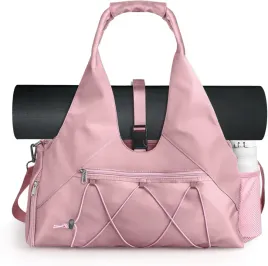 torba-sportowa-damska-niebieska-z-kieszenia-na-buty-do-jogi-i-na-silownie
