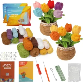 2-zestawy-szydelkowe-dla-poczatkujacych-tulipan-w-doniczce-kwiaty-diy