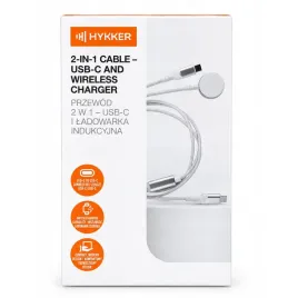 hykker-przewod-2w1-usb-c-i-ladowarka-indukcyjna-12m-bialy