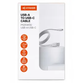 hykker-przewod-usb-a-usb-c-15m-bialy