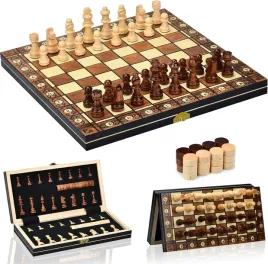 drewniana-szachownica-skladana-magnetyczna-2-w-1-szachy-i-warcaby-29-cm