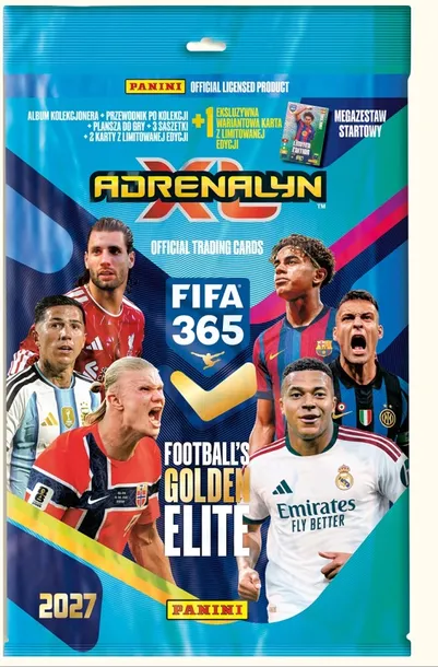 PANINI FIFA 365 ADRENALYN XL 2027 MEGAZESTAW STARTOWY