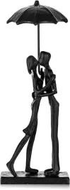 figurka-rzezba-pary-metalowa-czarna-ozdoba-zeliwna-na-rocznice-27-cm
