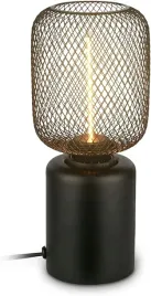 lampa-stolowa-nocna-biurowa-25-cm-czarna-metalowa-e27-z-druciana-siatka
