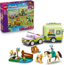lego-friends-przyczepa-z-koniem-i-zrebaczkiem-42695-zestaw-279-elementow