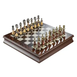 luksusowy-zestaw-szachowy-figury-metalowe-staunton-10-cm-drewniana-plansza