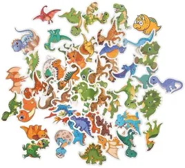 naklejki-winylowe-ozdobne-scrapbooking-dla-dzieci-dpcraft-dinozaury-50-szt