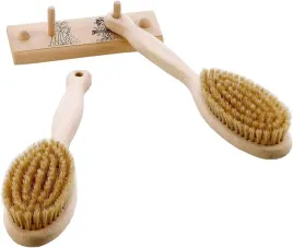 zestaw-2-szczotek-do-sauny-z-naturalnego-wlosia-i-listwa-wiszaca