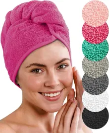 turban-do-wlosow-z-guzikiem-100percent-bawelna-fuksja-szybkoschnacy